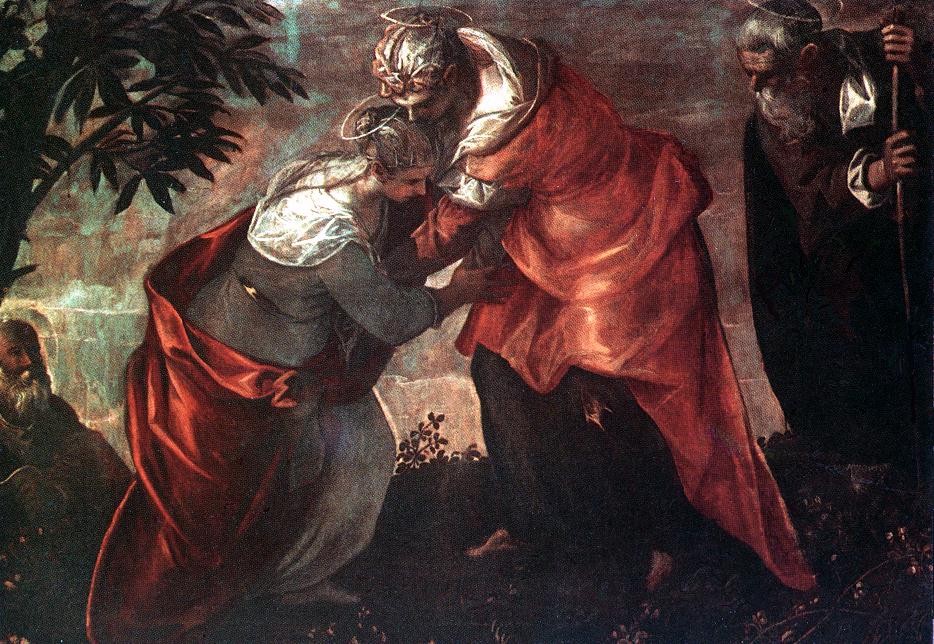 The Visitation by Jacopo Comin (Tintoretto)