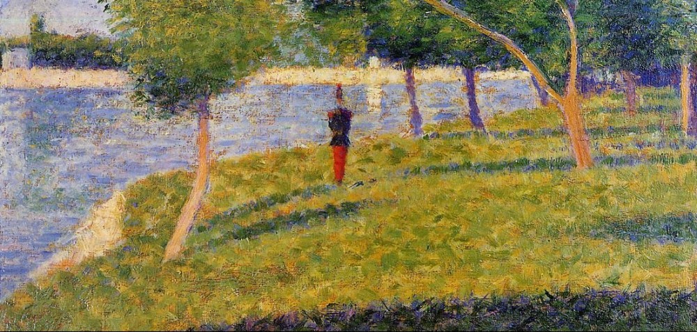 Cadet From Saint Cyr by Georges-Pierre Seurat
