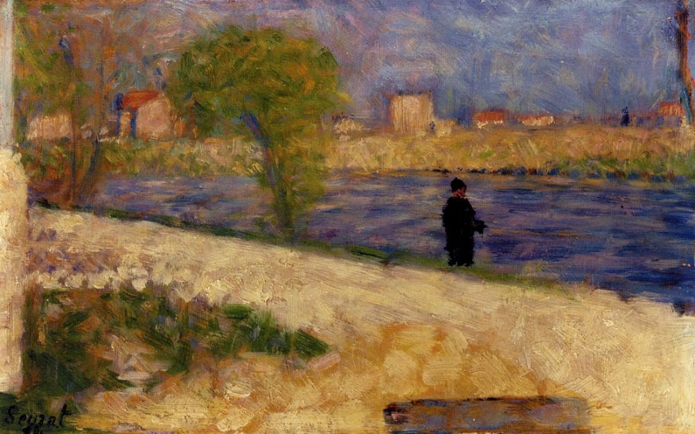 Etude Dans L'llle by Georges-Pierre Seurat