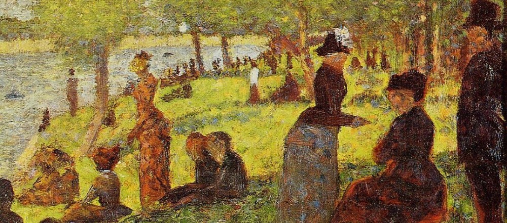 Sketch With Many Figures by Georges-Pierre Seurat