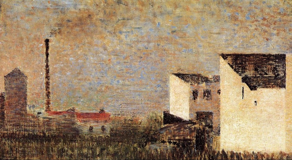 Suburb by Georges-Pierre Seurat