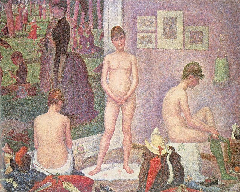 Les Poseuses by Georges-Pierre Seurat