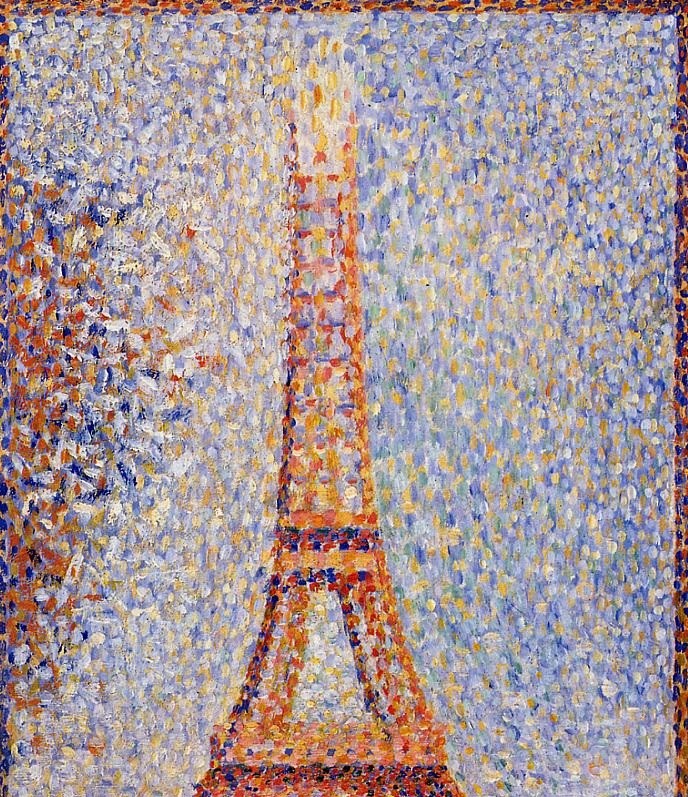 The Eiffel Tower by Georges-Pierre Seurat
