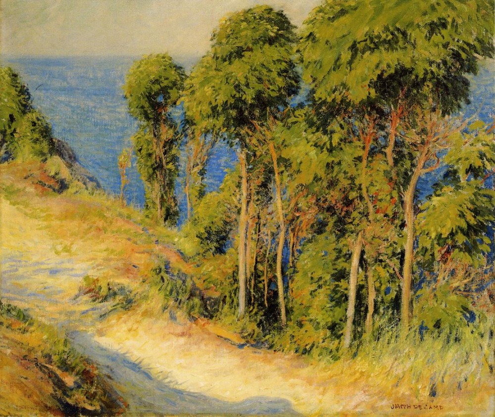 Trees Along the Coast aka Road to the Sea by Joseph Rodefer DeCamp