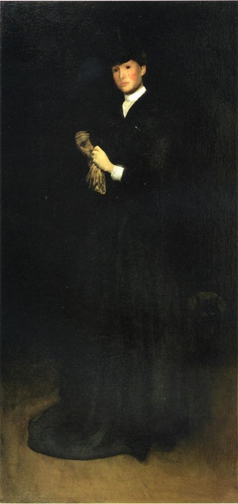 Arrangement in Black No. 8 Portrait of Mrs. Cassatt by Joseph Rodefer DeCamp