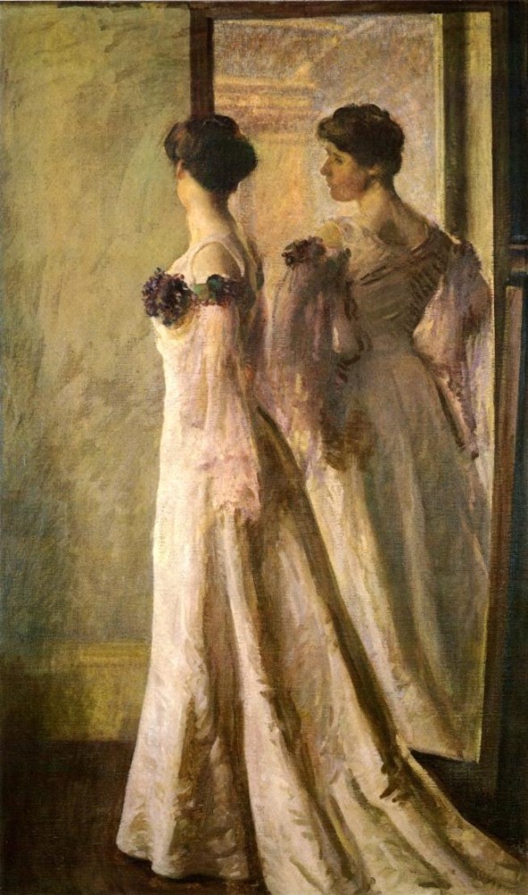 The Heliotrope Gown by Joseph Rodefer DeCamp