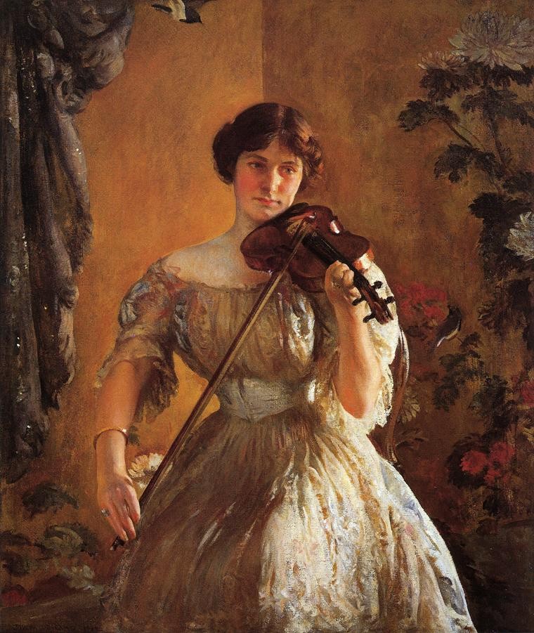 The Kreutzer Sonata aka Violinist II by Joseph Rodefer DeCamp