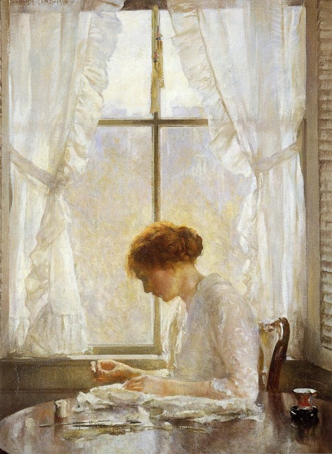 The Seamstress by Joseph Rodefer DeCamp