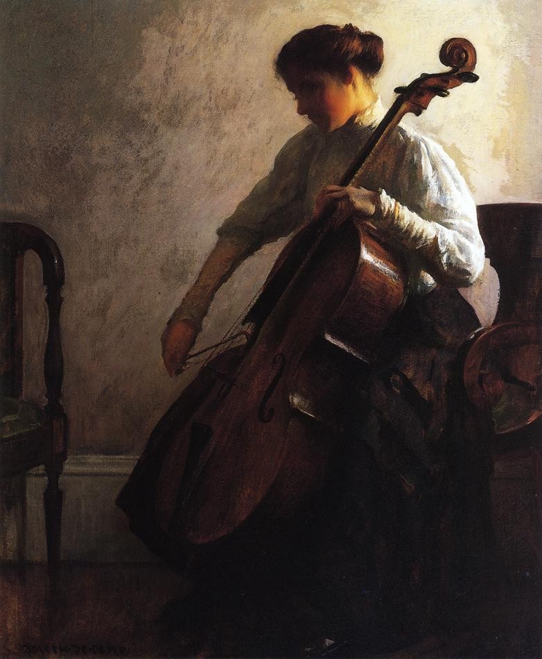 The Cellist by Joseph Rodefer DeCamp