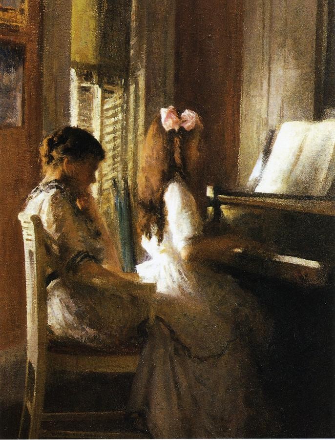 The Music Lesson by Joseph Rodefer DeCamp