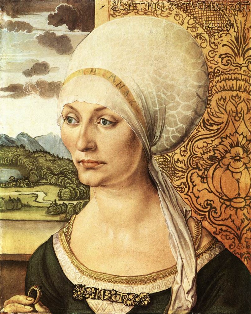 Portrait of Elsbeth Tucher by Albrecht Dürer