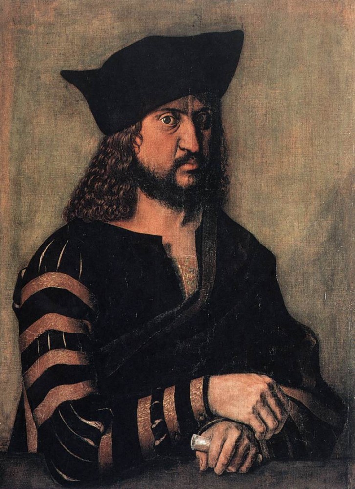 Portrait of Elector Frederick the Wise of Saxony by Albrecht Dürer