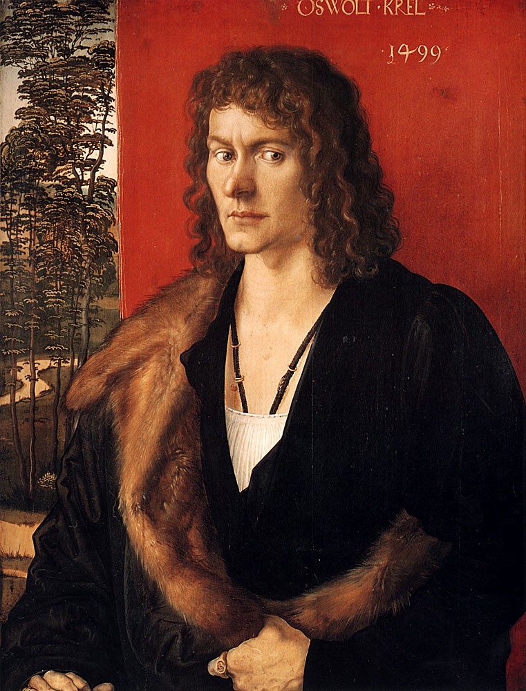 Portrait of Oswolt Krel by Albrecht Dürer