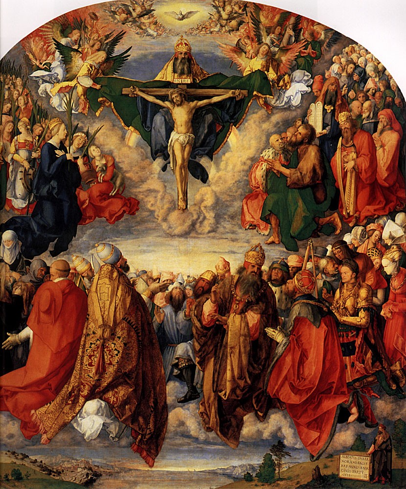 Adoration of the Trinity by Albrecht Dürer