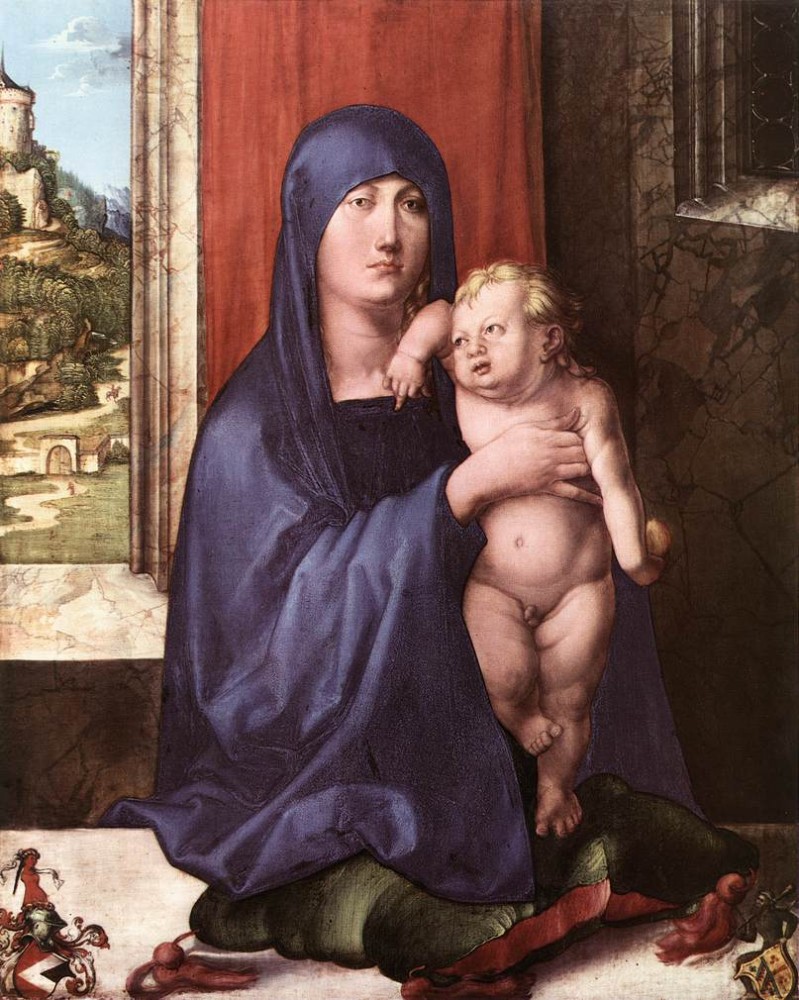 Madonna and Child Haller Madonna by Albrecht Dürer