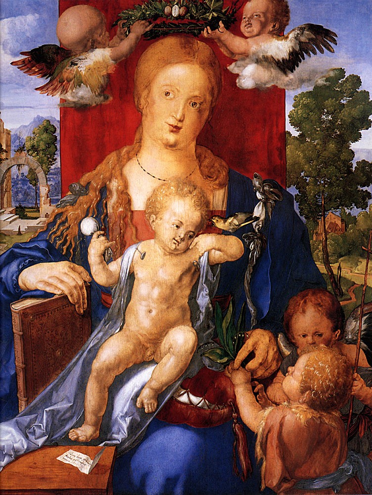 Madonna with the Siskin by Albrecht Dürer