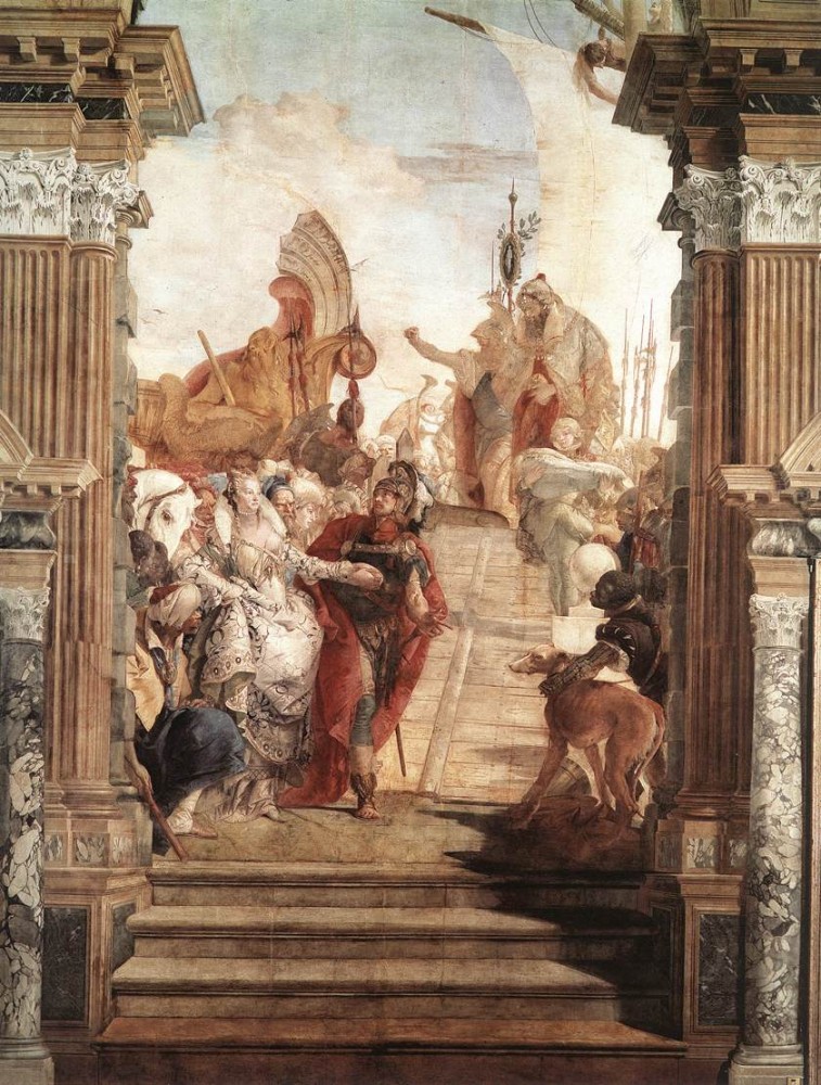 Palazzo Labia The Meeting of Anthony and Cleopatra by Giovanni Battista Tiepolo