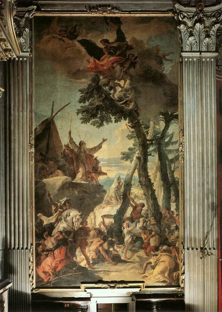 The Gathering of Manna by Giovanni Battista Tiepolo