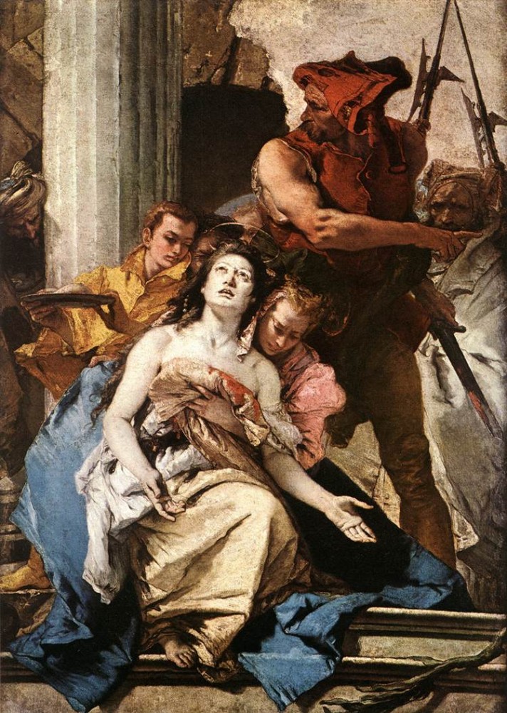 The Martyrdom of St Agatha by Giovanni Battista Tiepolo