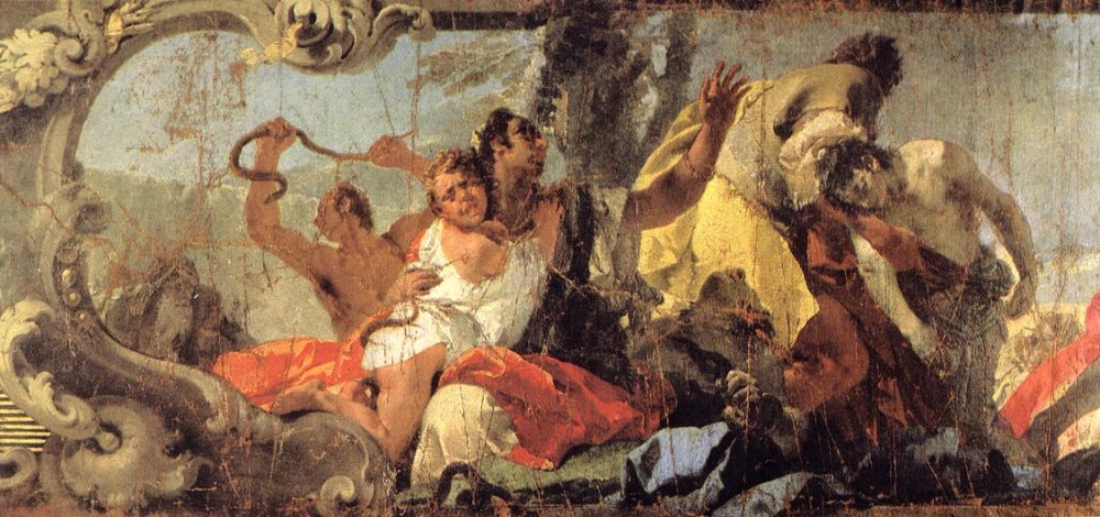 The Scourge of the Serpents by Giovanni Battista Tiepolo
