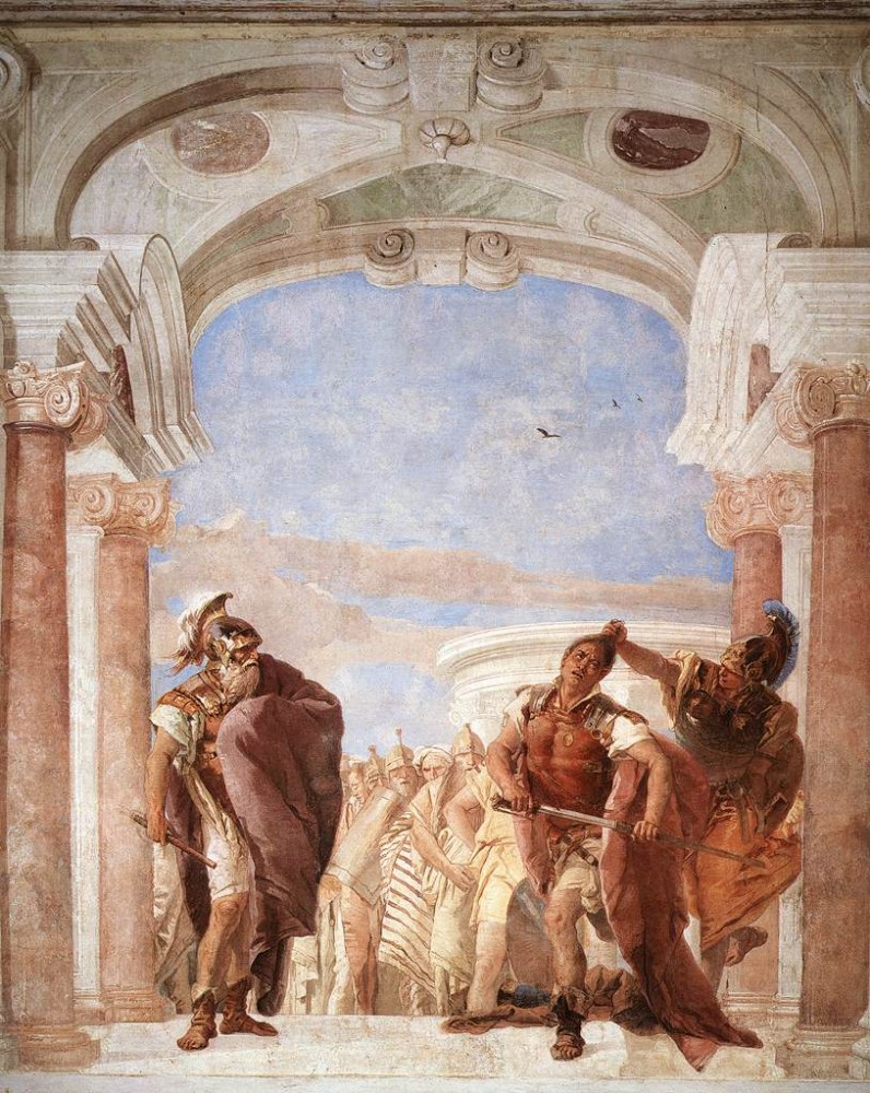 Villa Valmarana The Rage of Achilles by Giovanni Battista Tiepolo