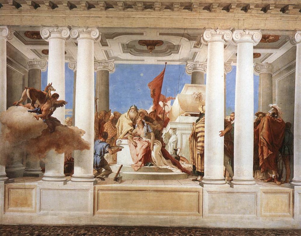Villa Valmarana The Sacrifice of Iphigenia by Giovanni Battista Tiepolo