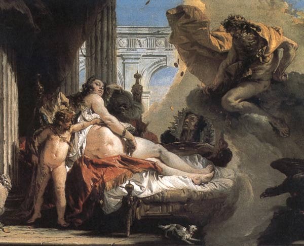 Jupiter and Danae by Giovanni Battista Tiepolo