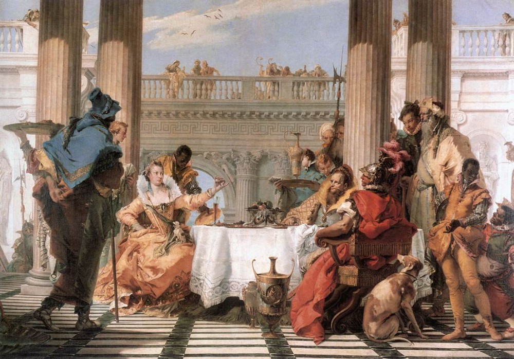 The Banquet of Cleopatra by Giovanni Battista Tiepolo