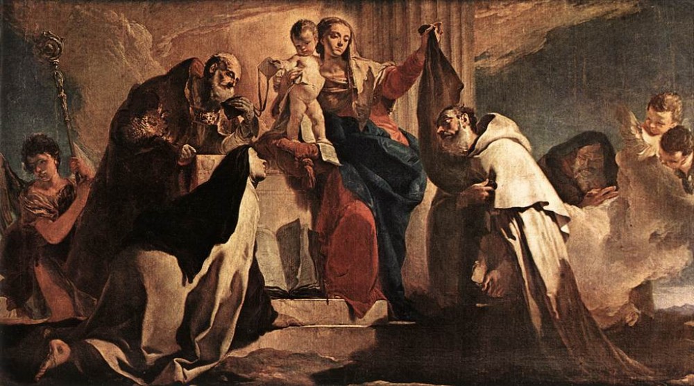 The Madonna of Mount Carmel by Giovanni Battista Tiepolo