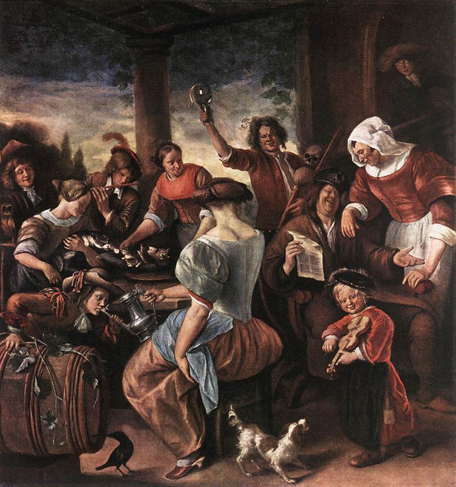 A Merry Party by Jan Havickszoon Steen