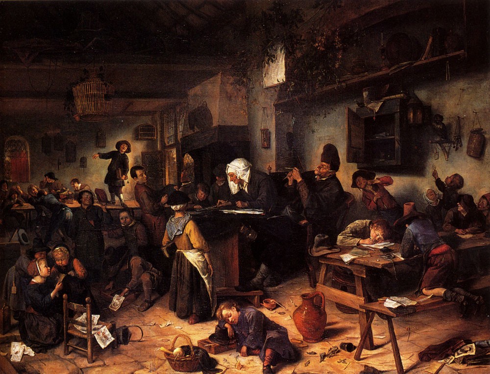 A School For Boys And Girls by Jan Havickszoon Steen