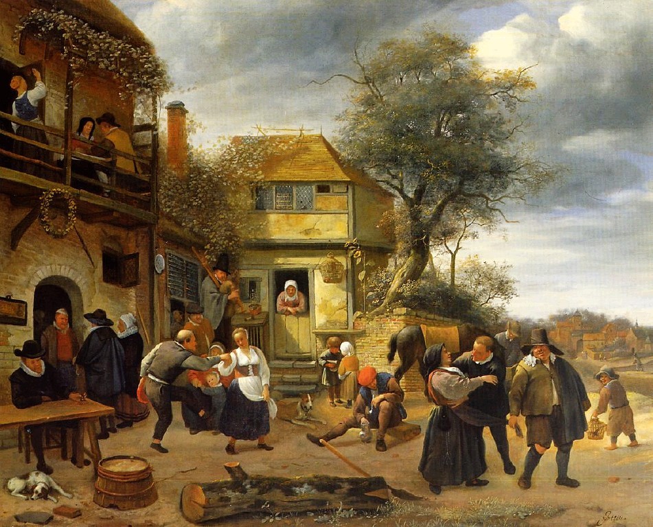 Peasants by Jan Havickszoon Steen