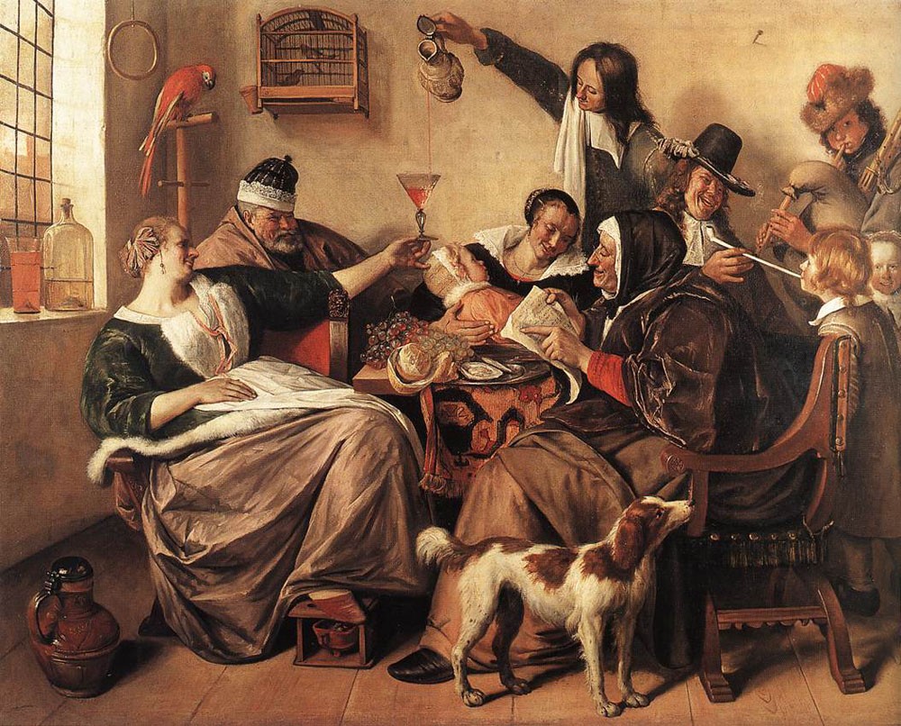 The Artists Family by Jan Havickszoon Steen
