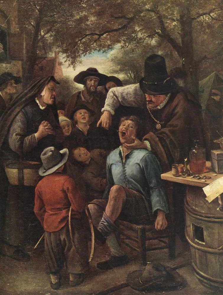 The Quackdoctor by Jan Havickszoon Steen