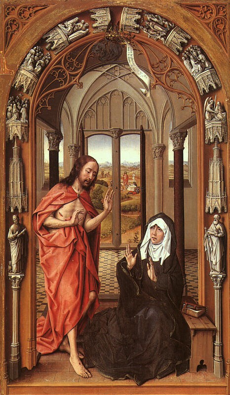 Christ appearing to his mother by Rogier van der Weyden