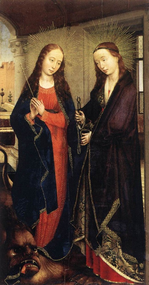 Sts Margaret and Apollonia by Rogier van der Weyden