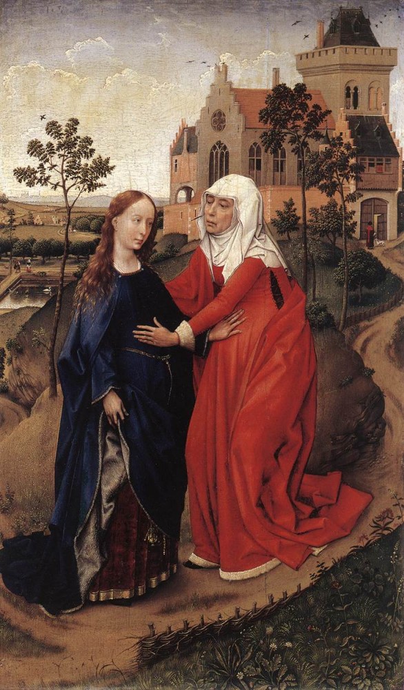 Visitation 1445 by Rogier van der Weyden