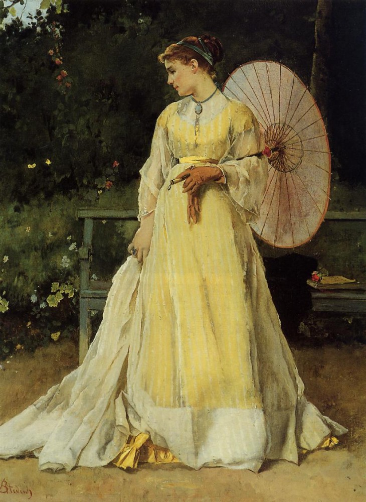 In The Country by Alfred Émile Stevens