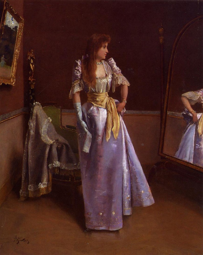 Ready For The Ball by Alfred Émile Stevens