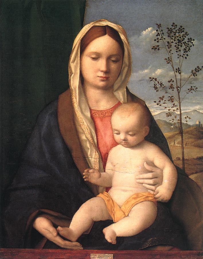 Madonna of the Red Angels by Giovanni Bellini