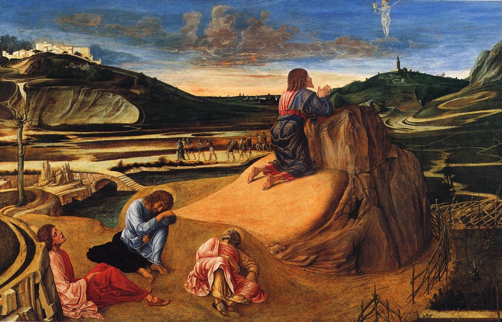 The Dead Christ Supported by Two Angels by Giovanni Bellini