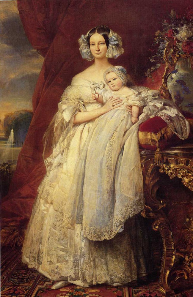 Helene Louise Elizabeth de Mecklembourg Schwerin by Franz Xaver Winterhalter
