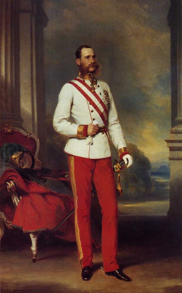 Franz Joseph I Emperor of Austria by Franz Xaver Winterhalter
