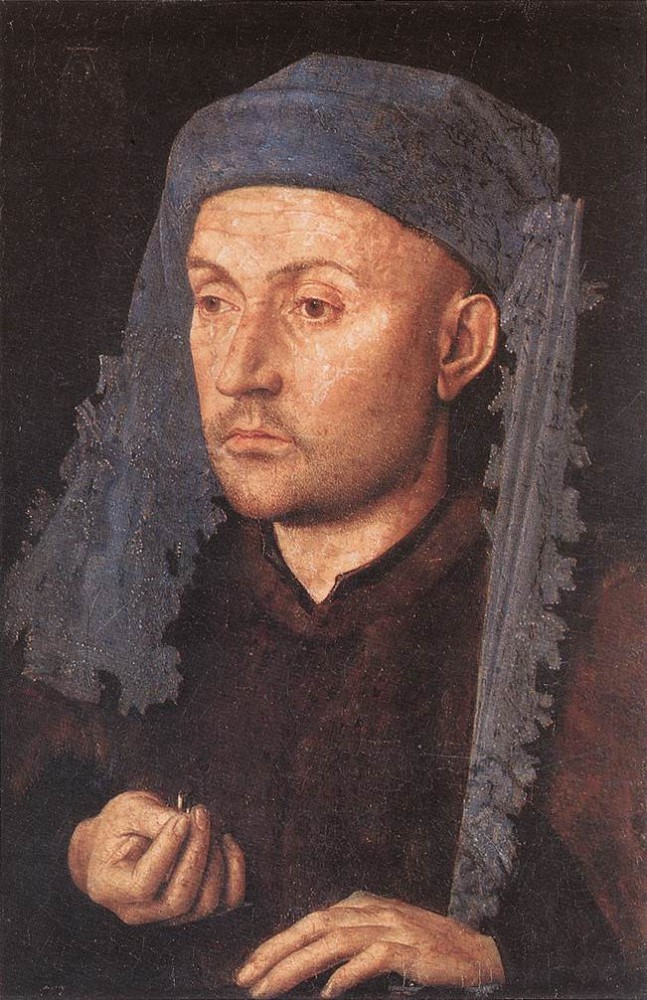 Portrait of a Goldsmith (Man with Ring) by Jan van Eyck