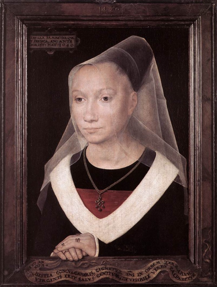 Portrait Of A Young Woman by Hans Memling