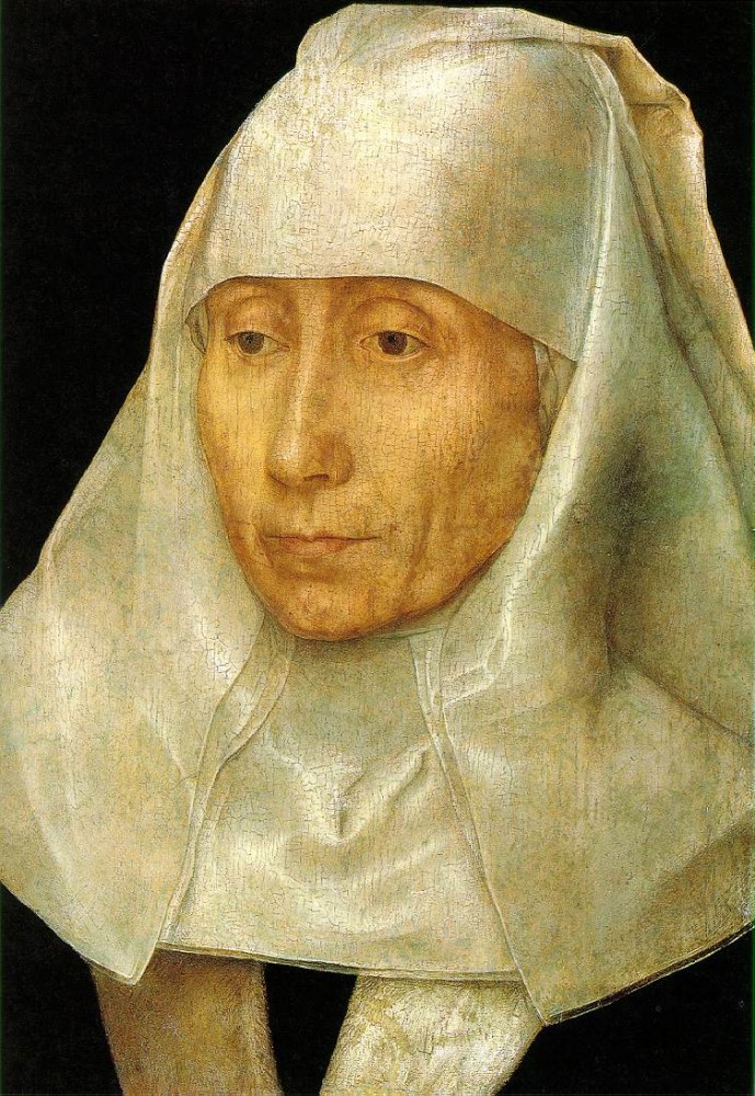Portrait Of An Old Woman by Hans Memling