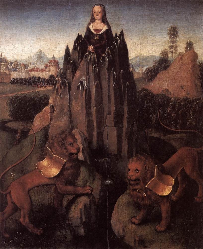 Allegory With A Virgin by Hans Memling