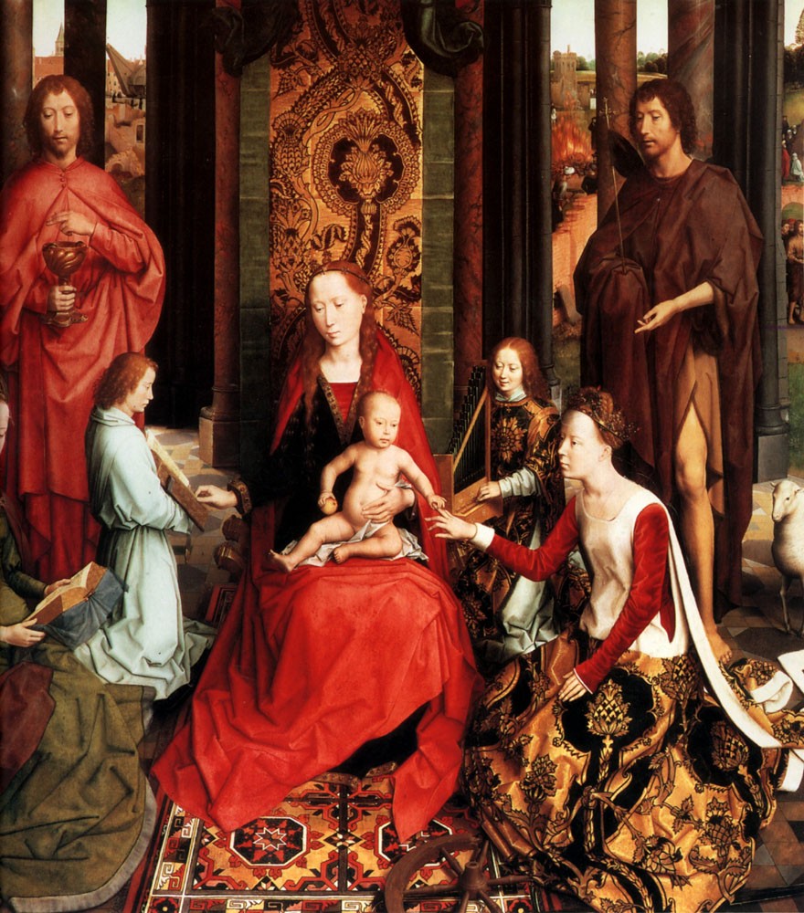 Marriage Of St Catherine by Hans Memling