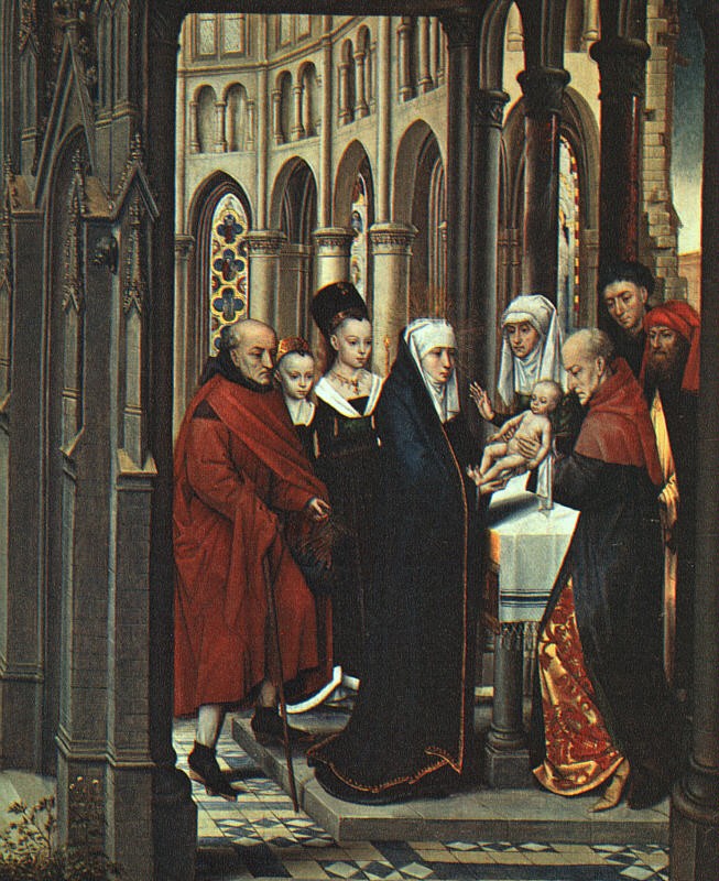 The Presentation In The Temple by Hans Memling