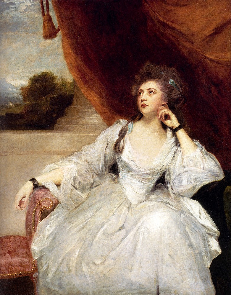 Portrait Of Mrs Stanhope by Sir Joshua Reynolds